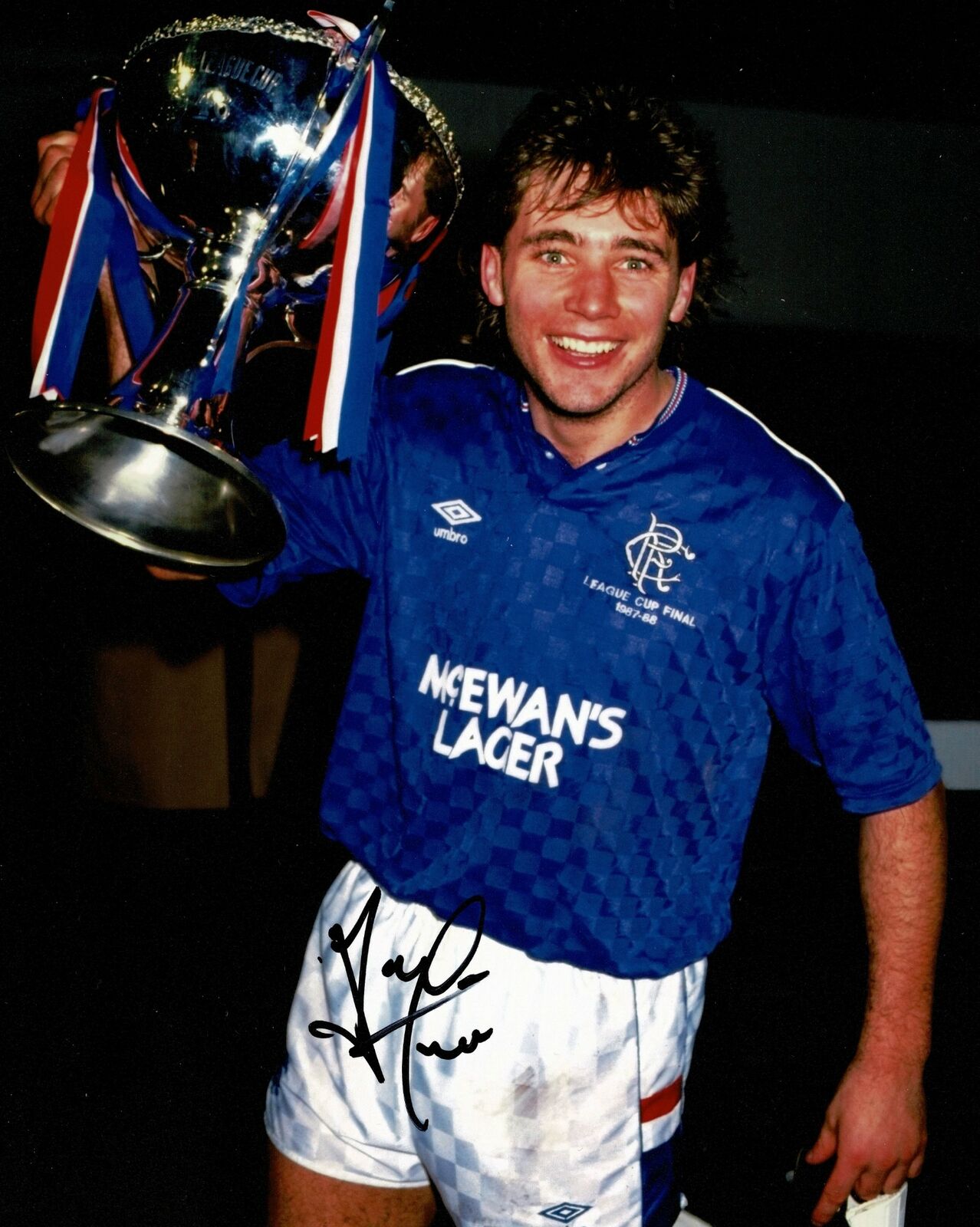 Ally McCoist Signed 10X8 Photo Poster painting RANGERS & SCOTLAND Legend AFTAL COA (1176)