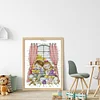 4 Season Window-Autumn-14CT Stamped Cross Stitch Kit(27x36cm)