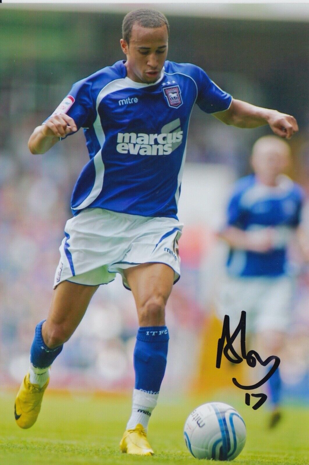 ANDROS TOWNSEND HAND SIGNED 6X4 Photo Poster painting - FOOTBALL AUTOGRAPH - IPSWICH TOWN 5.