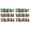 (US Local)12Pcs Special Shape Animal DIY Diamond Painting Card for Holiday Party Favors