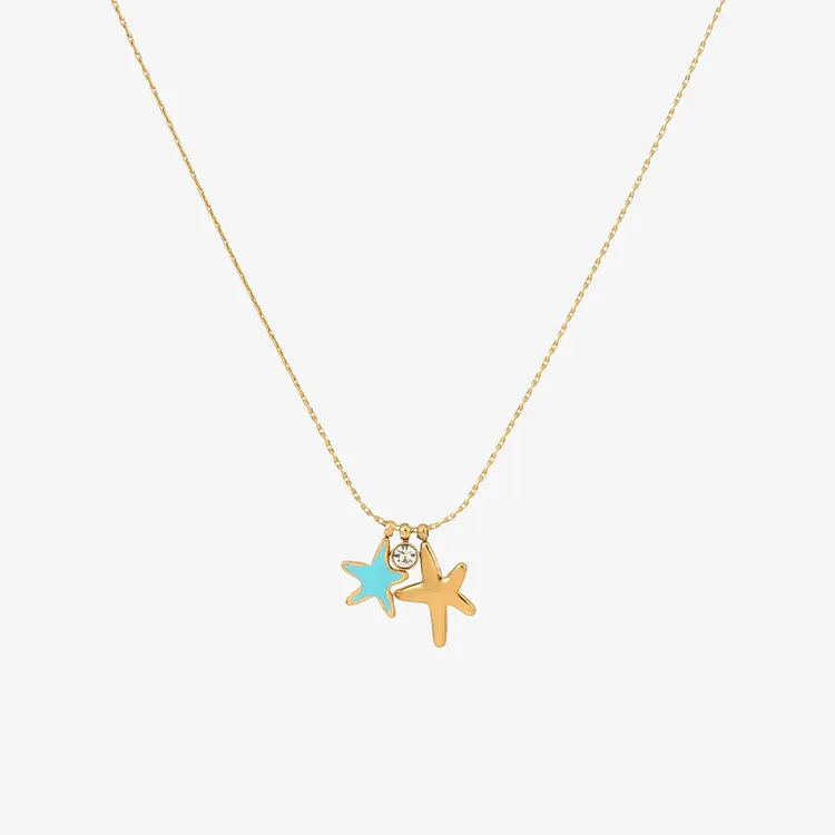 Sea Seeker Double Stars Necklace