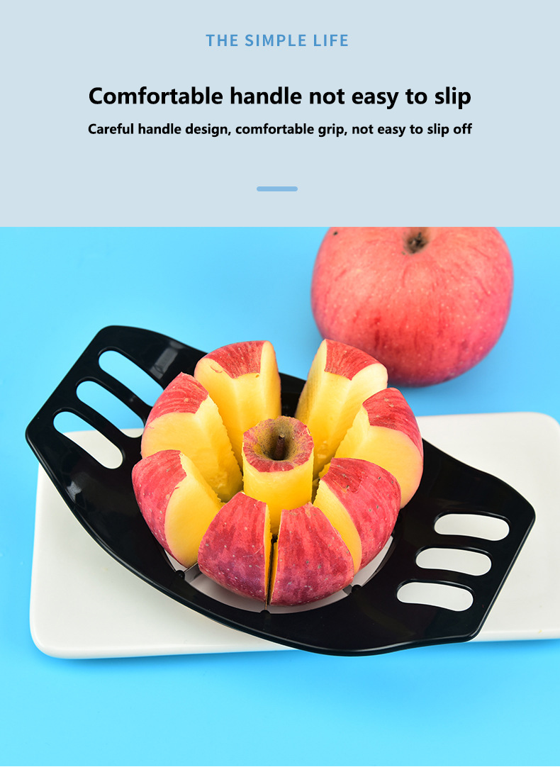 Likron Watches Premium Stainless Steel Apple Slicer Corer Ergonomic Kitchen Essential for Quick Effortless Fruit Prep