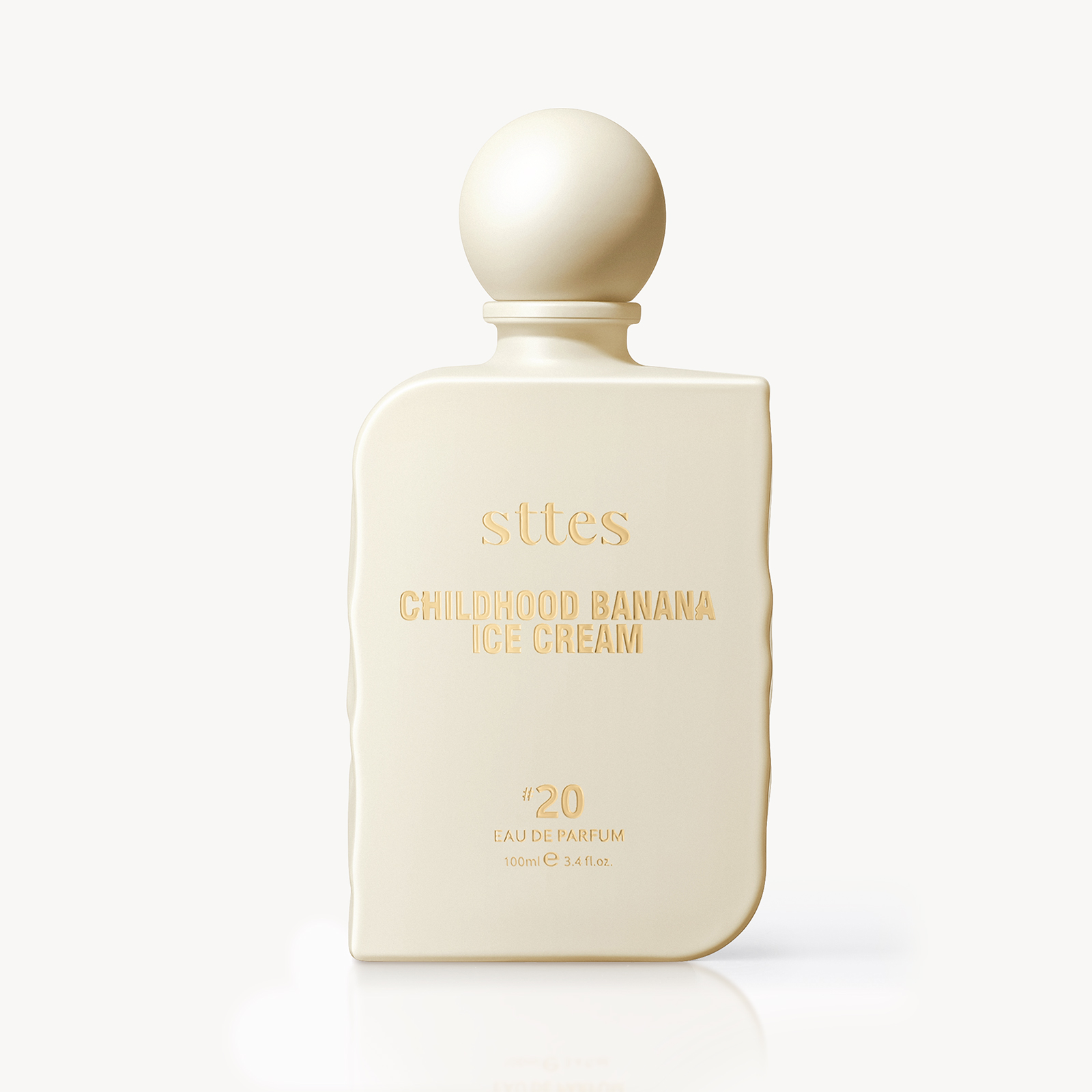 Sttes #20 Childhood Banana Ice Cream Memories Hair Perfume for Women &ndash; Gourmand Eau de Parfum with Banana Ice Cream, Caramel & Vanilla, 100ml / 3.4 fl oz