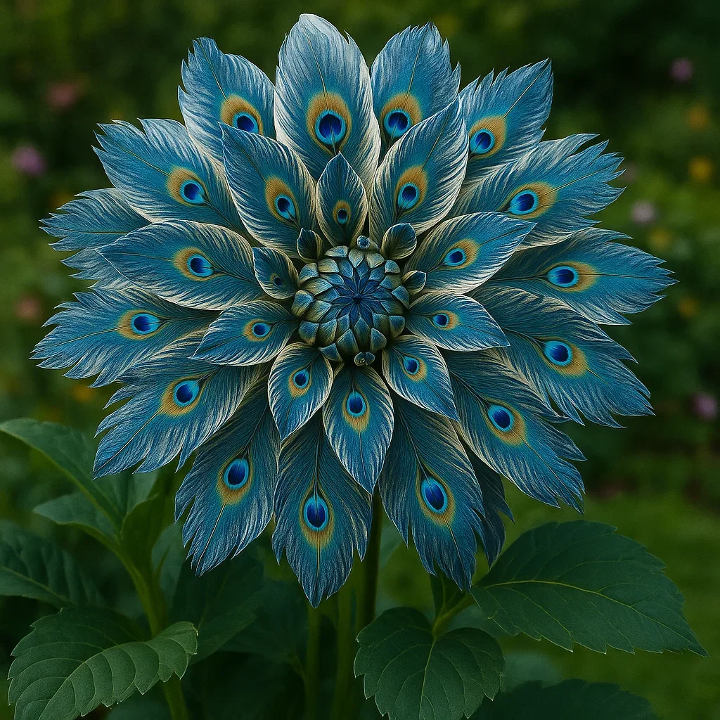 Peacock-Double dahlia bulbs