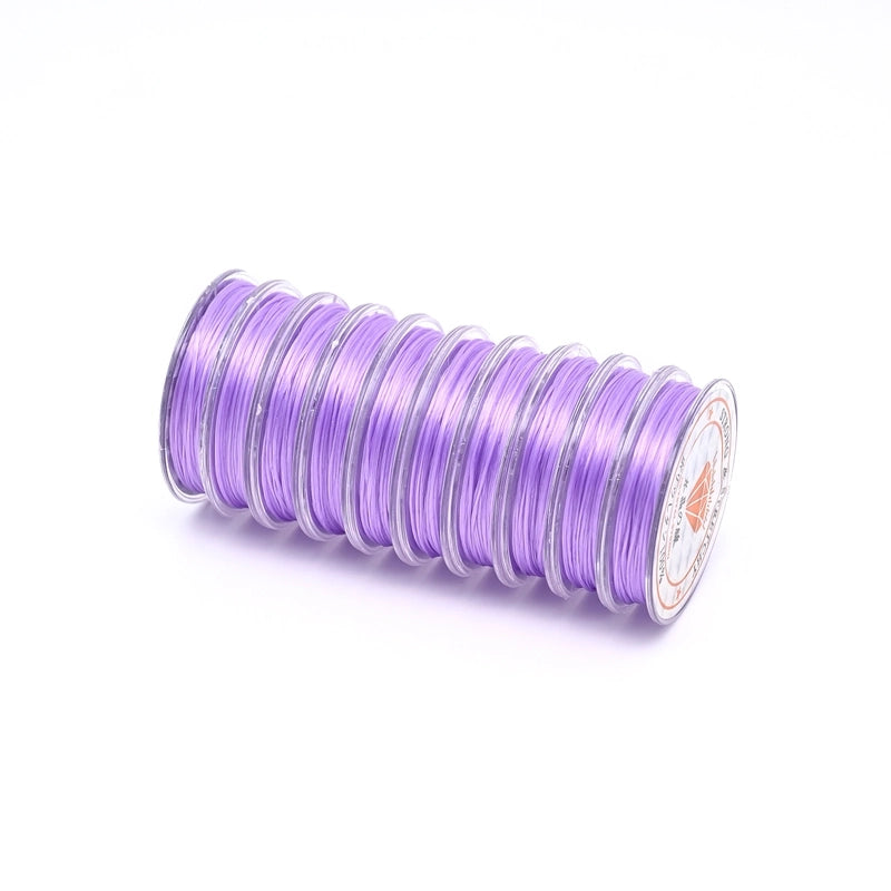10 Rolls/Package Spandex Wire Diameter: 0.8mm Jewelry Accessories