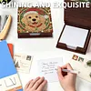 Kit de peinture en diamant DIY : bo&icirc;te &agrave; notes en bois pour papier de rangement Strass en perles
