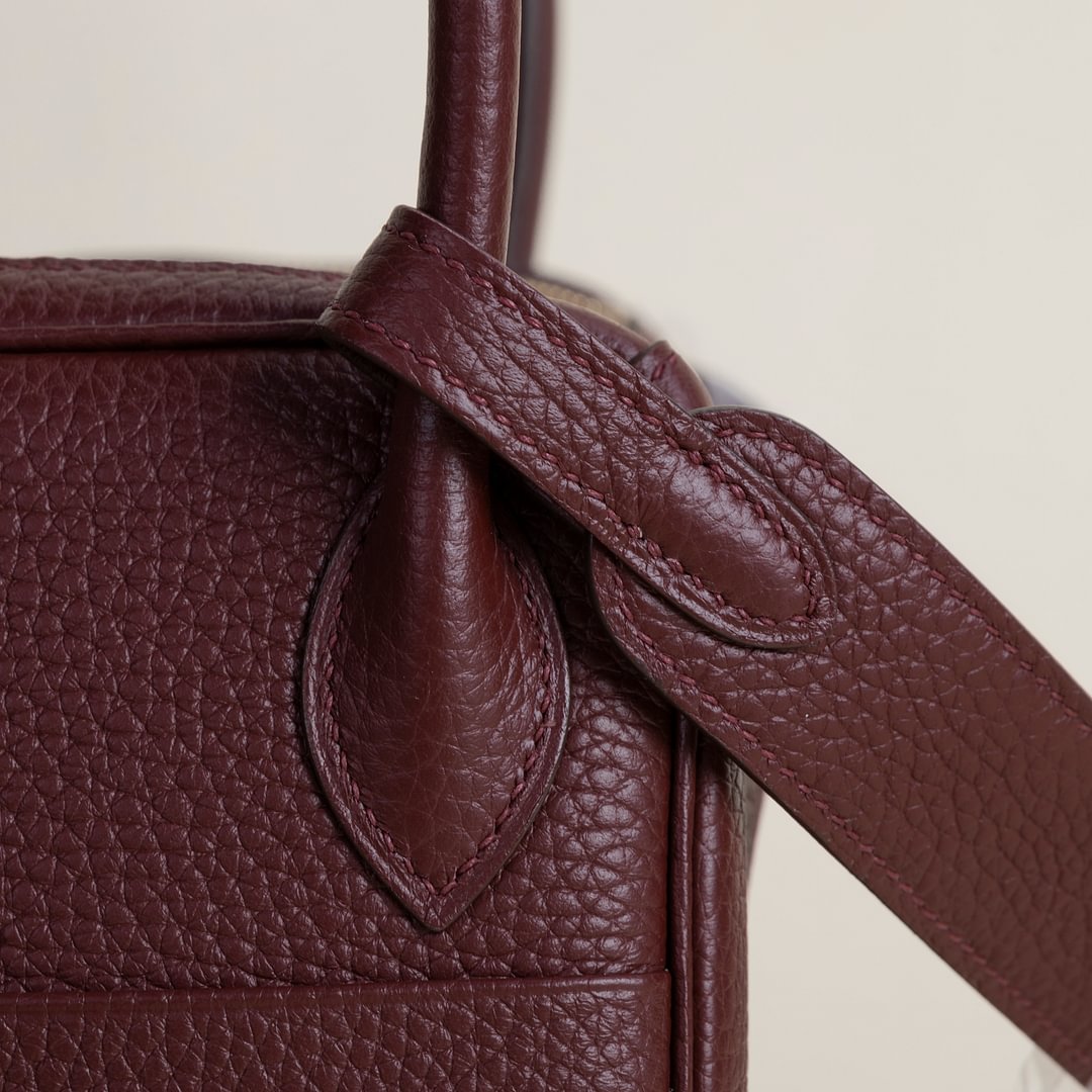 Lindy 26cm Clemence leather 57 Bordeaux&nbsp;GHW