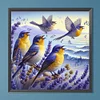 Diamond Painting - Full Round Drill - Bird Lavender(Canvas|40*40cm)