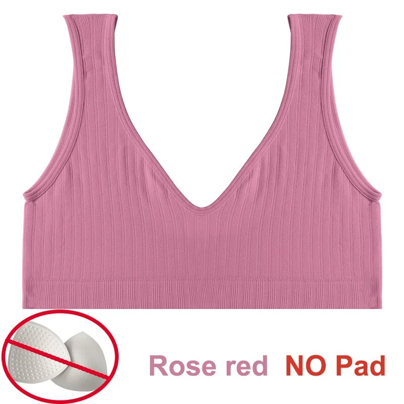 Women Crop Top Sexy Push Up Brassiere Tube Tops Seamless Bra Tank Top Bralette Lingerie for Female Underwear Backless Intimates