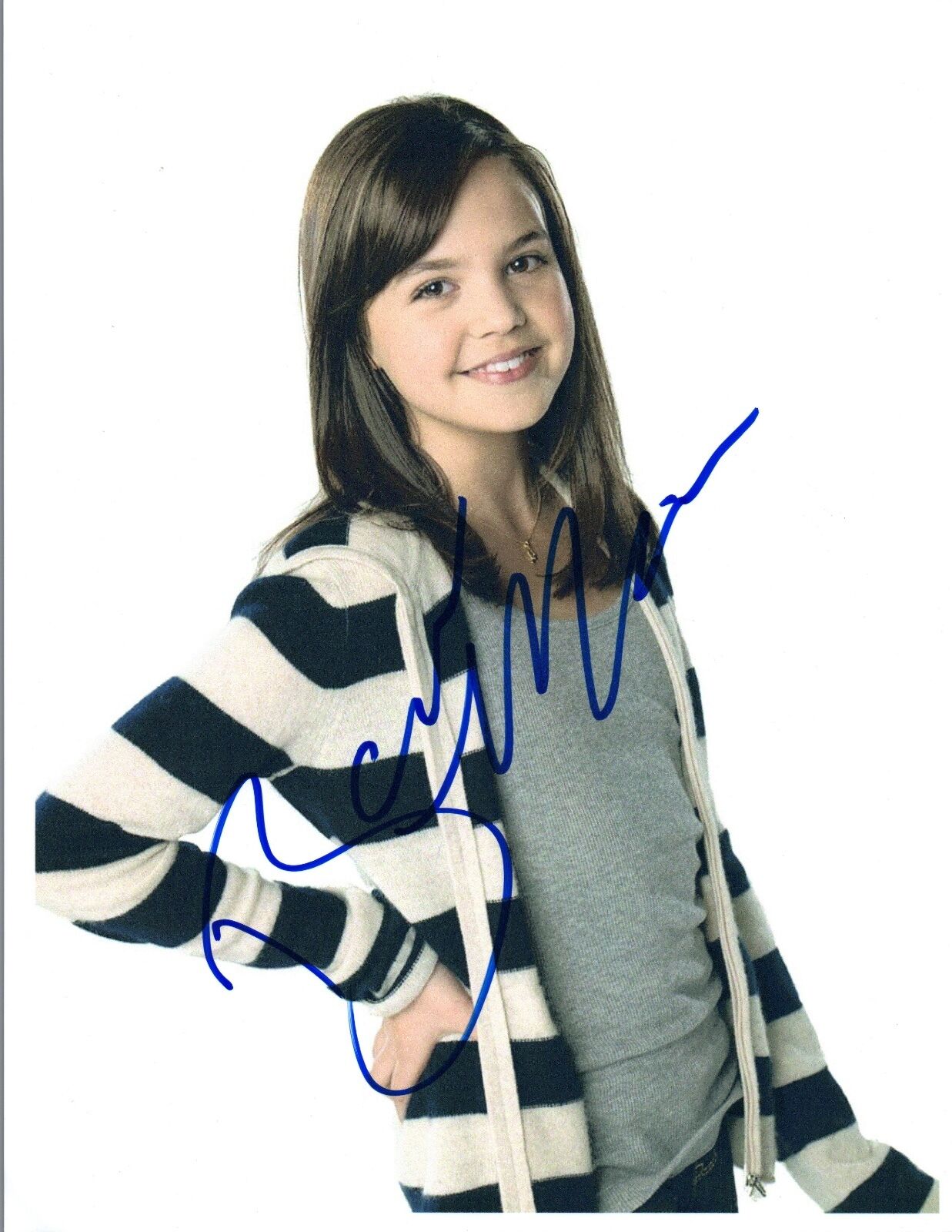 Bailee Madison Signed Autographed 8x10 Photo Poster painting The Fosters COA VD