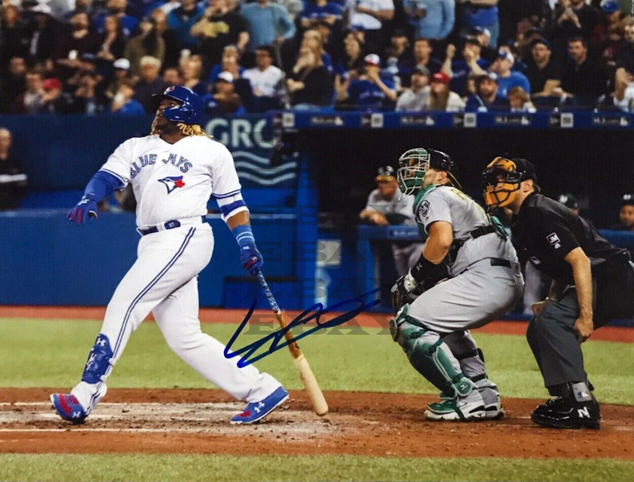 VLADIMIR GUERRERO JR TORONTO BLUE JAYS Signed 8x10 autographed Photo Poster painting Reprint