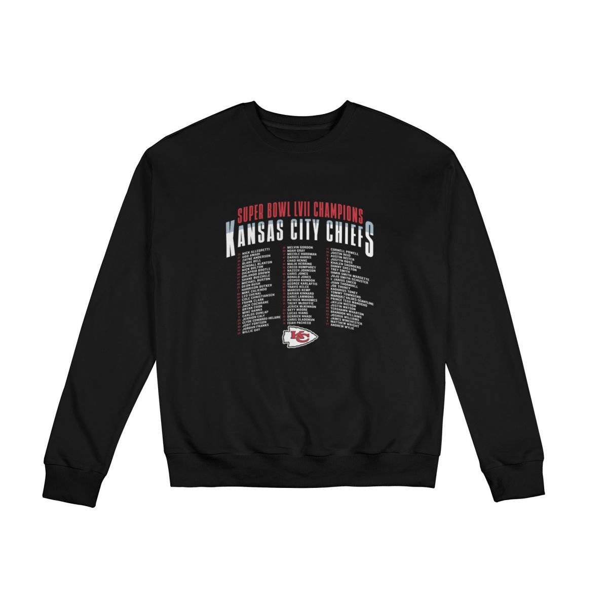 Kansas City Chiefs Made The Cut Super Bowl LVII Champions Long Sleeve Sweatshirt
