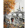 Diamond Painting-DIY Full Round Drill Romantic Paris Street