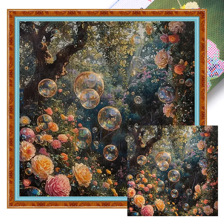 Forest (50*50cm) 14CT Stamped Cross Stitch gbfke