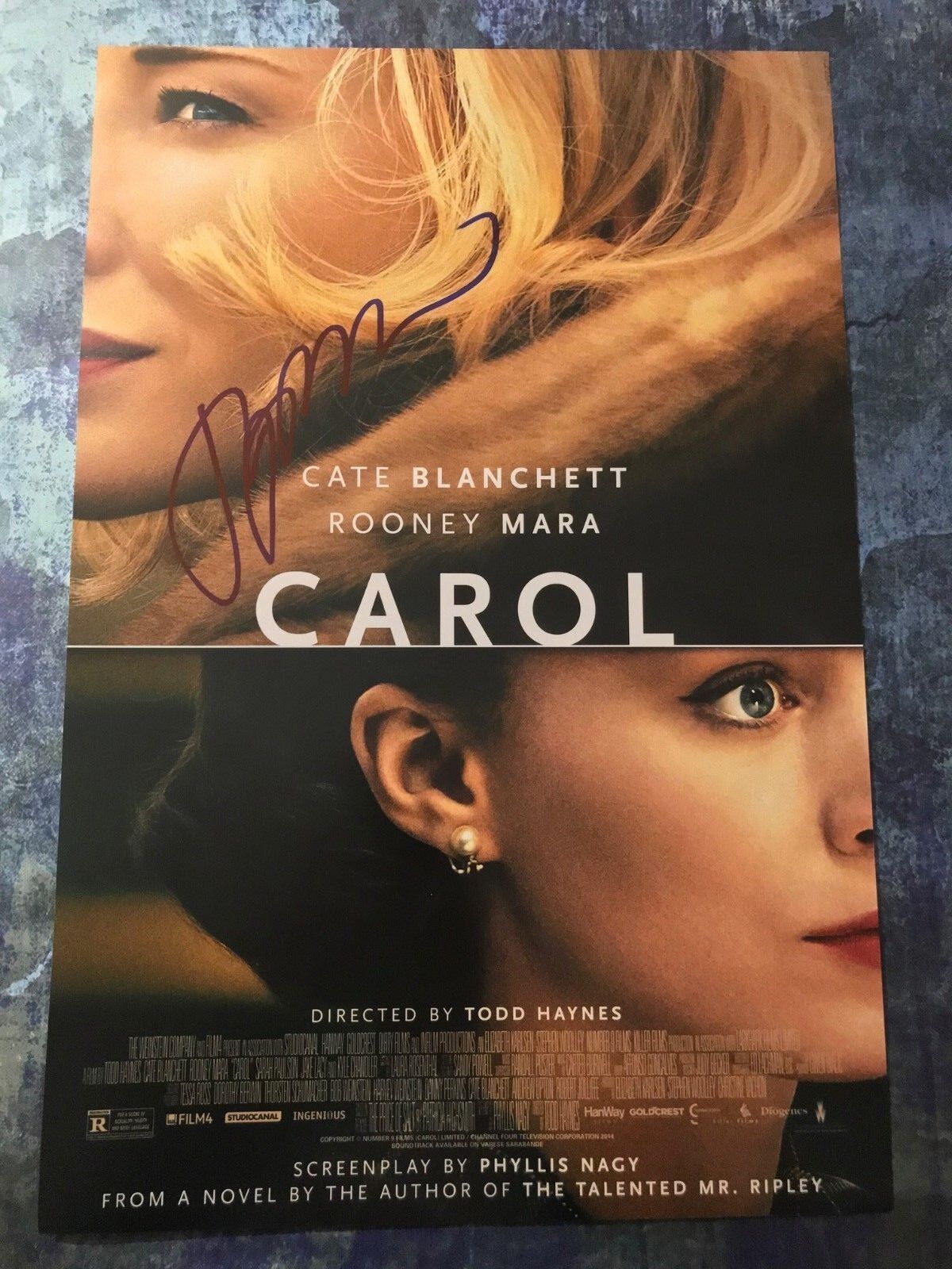 GFA Carol Director * TODD HAYNES * Signed Autographed 12x18 Photo Poster painting PROOF COA