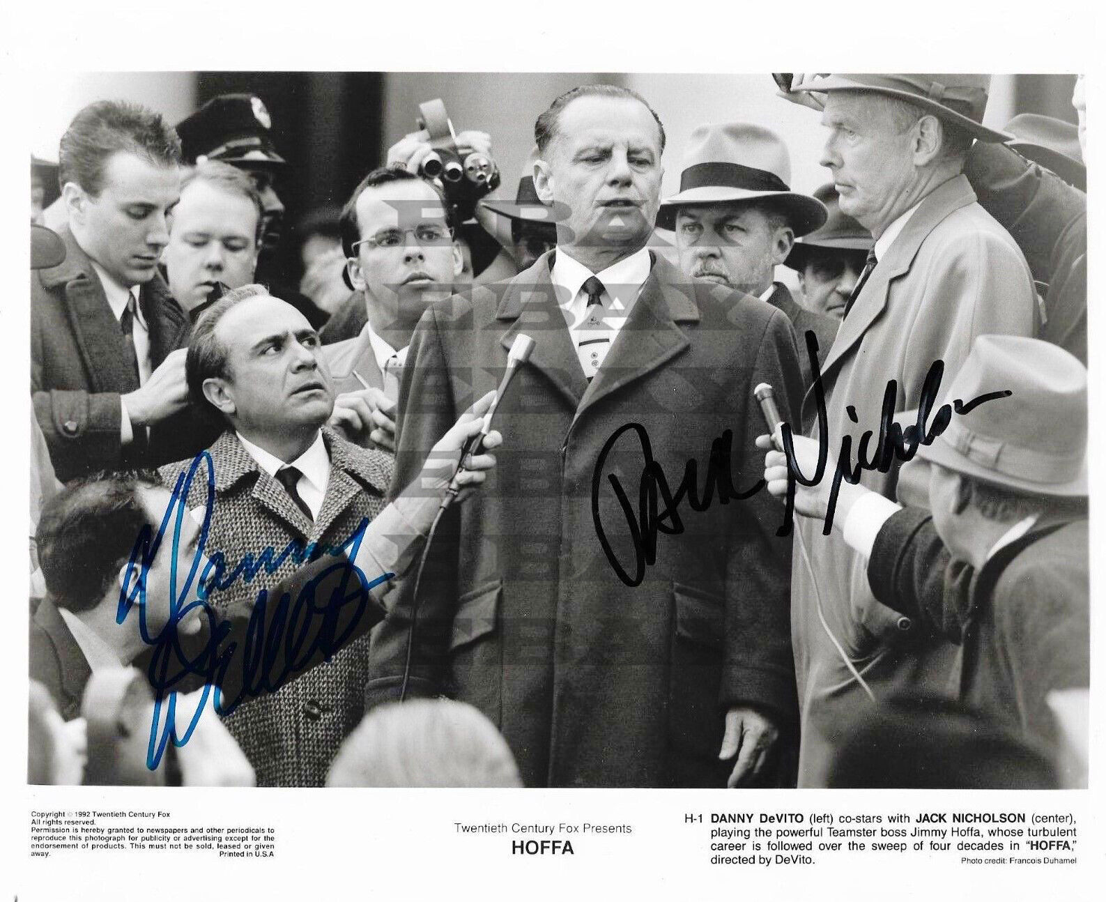 DANNY DEVITO & JACK NICHOLSON Autographed Signed 8x10 Photo Poster painting Reprint