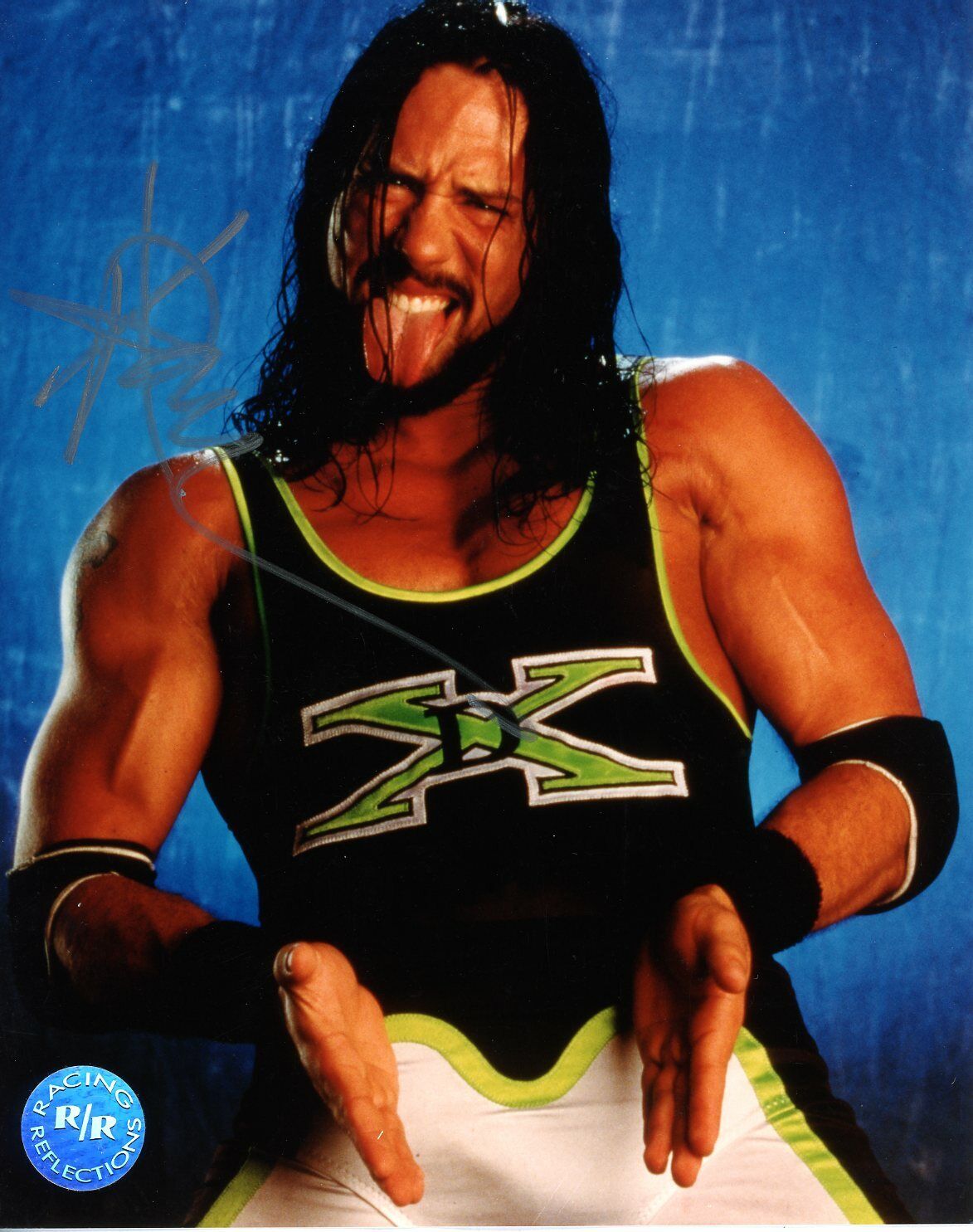 X Pac Original Racing Reflections Autographed 8x10 WWE WCW  Shippin #S184