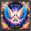 Angel Paw-11CT Stamped Cross Stitch 45*45cm tapestrymarket
