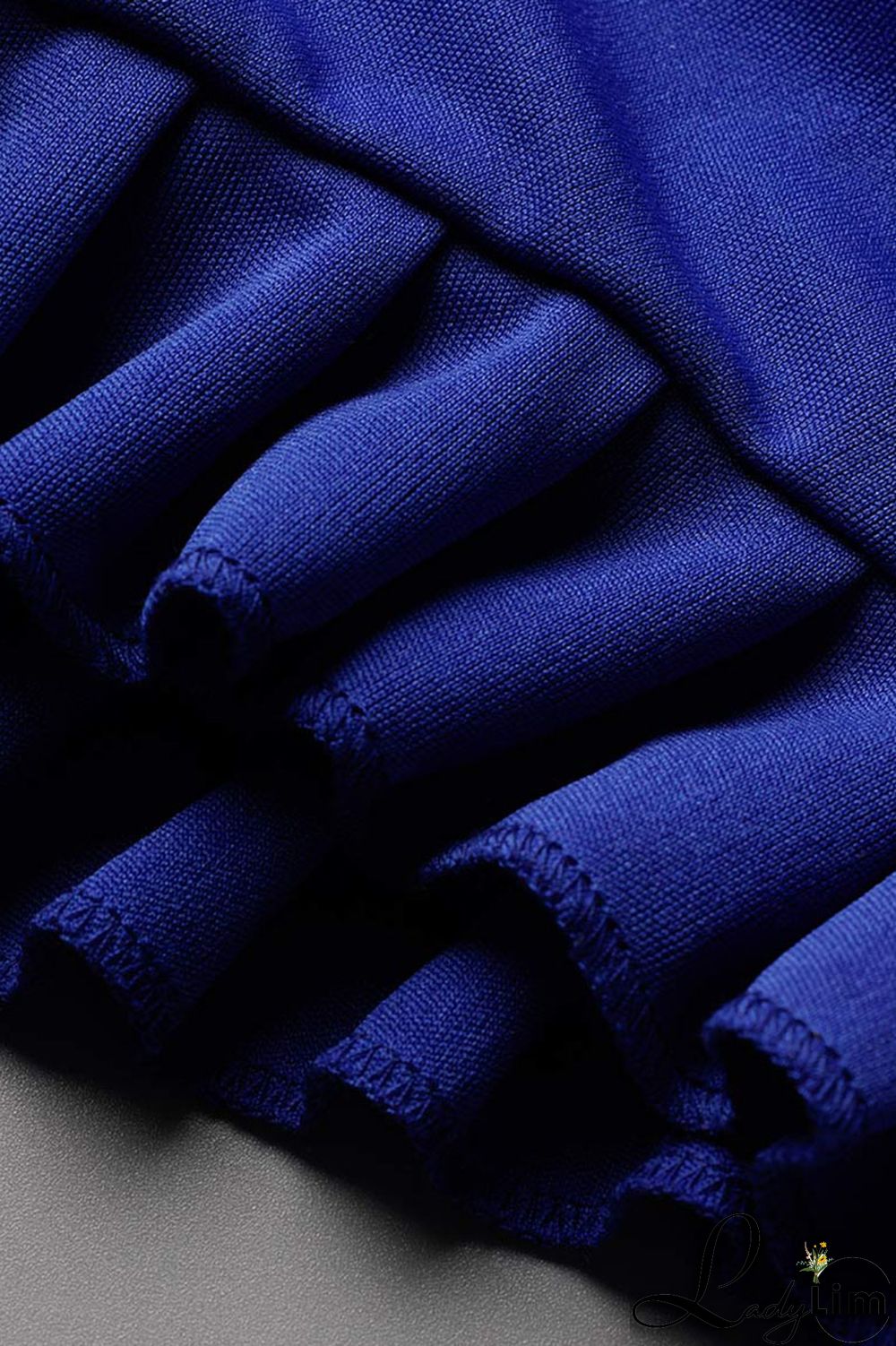 Pink Sexy Solid Split Joint Halter Sleeveless Two Pieces