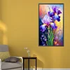 Iris-Peinture diamant foret carr&eacute;-45*75cm (grande taille)