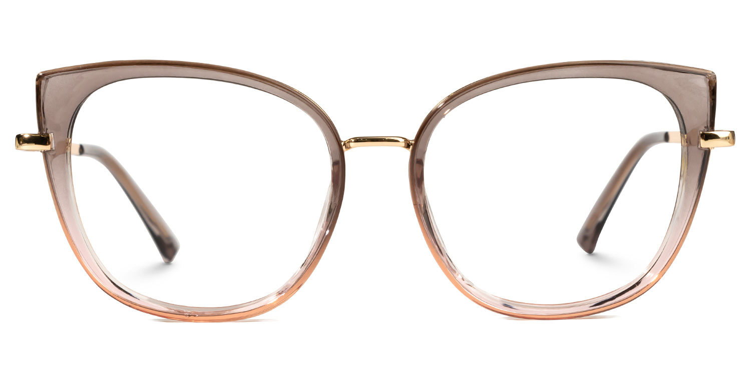 Abdie Grau Cateye Brille Grau