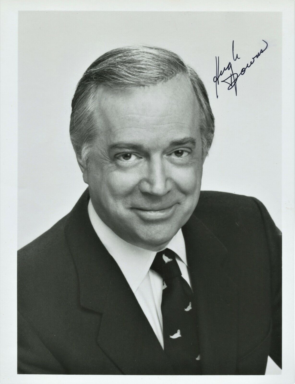 HUGH DOWNS Signed Photo Poster painting