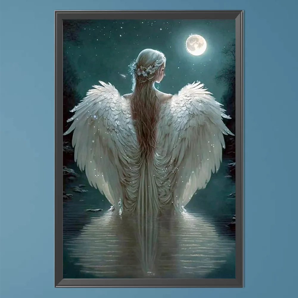 Partial AB Diamond Painting - Full Round Drill - Angel(Canvas|45*65cm)