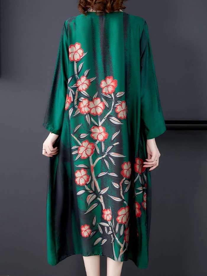 Fashion Print Long Dress