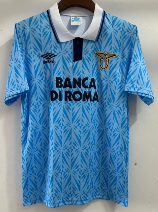 1992 Retro Soccer Jersey Lazio Home