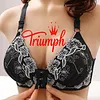 Triumph - 【L-5XL】Triumph &ndash; Suti&atilde; feminino sexy com fechamento frontal sem costura confort&aacute;vel de algod&atilde;o sem fio
