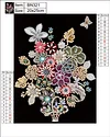 Diamond Painting-DIY Crystal Rhinestone Bouquet(20*25cm)