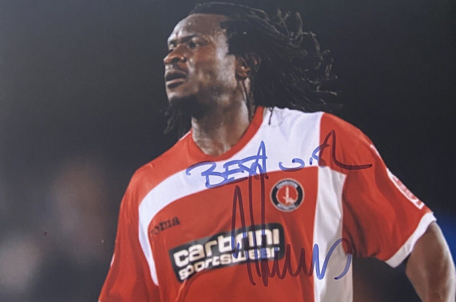 Linvoy Primus Genuine Hand Signed Charlton Athletic 6X4 Photo Poster painting