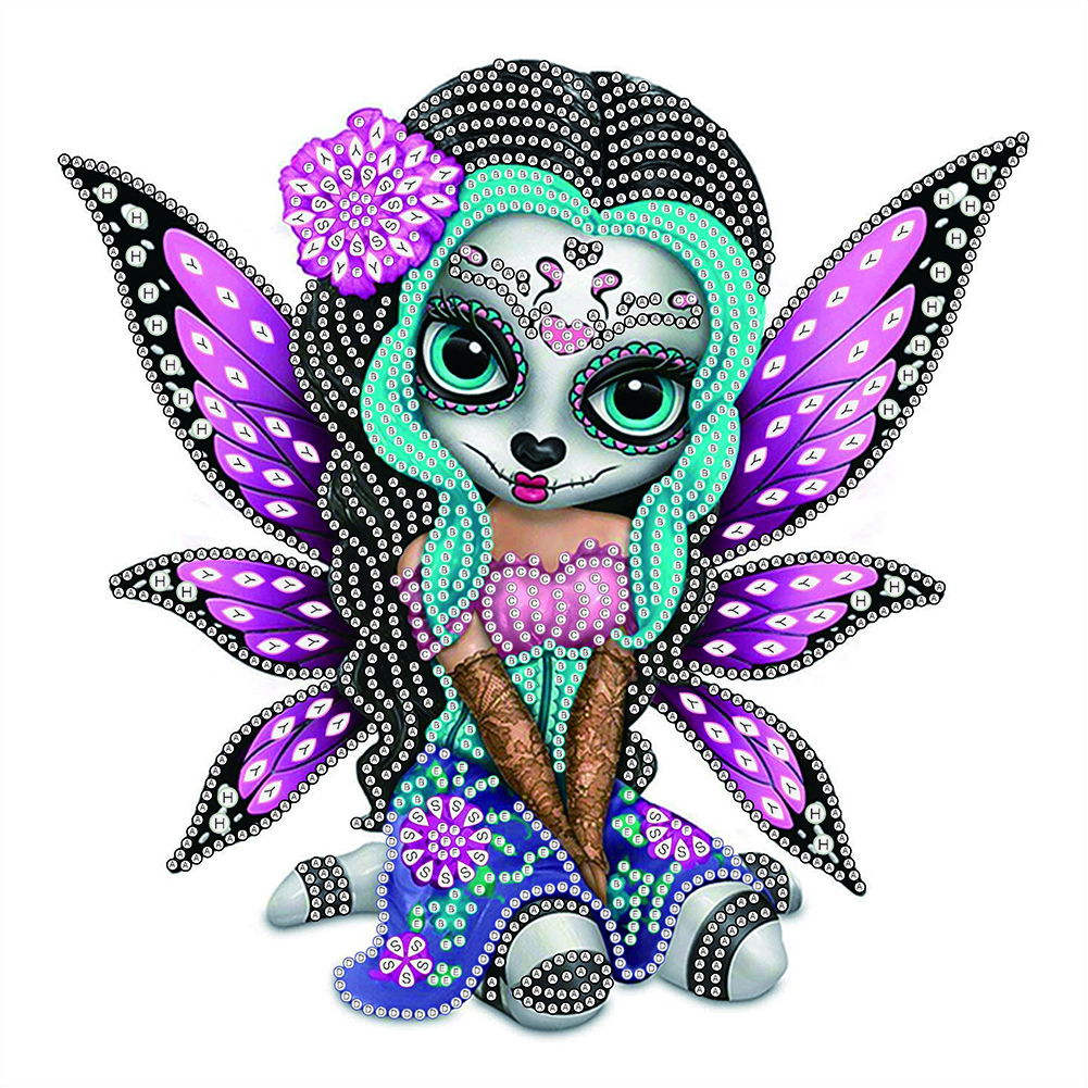

Flower Fairy - Special Shaped Diamond Painting - 30*30CM, 501 Original