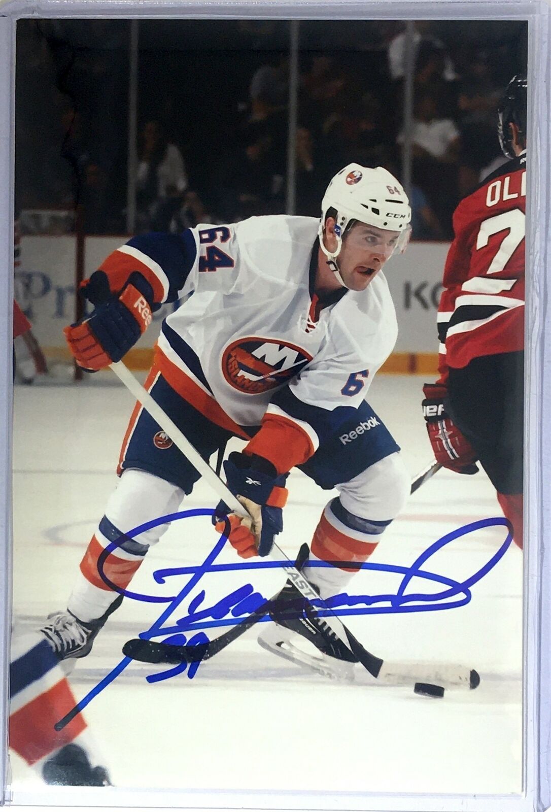 Matt Donovan Signed 4x6 Photo Poster painting New York Islanders Nashville Predators Autograph