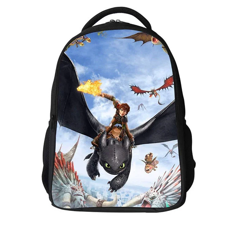 Mayoulove How to Train Dragon Bag Protagnist Cosplay Polyester Waterproof Backpacks-Mayoulove