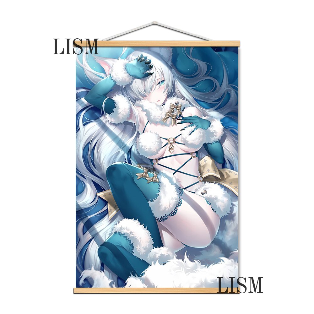 Fate Grand Order Anastasia Nikolaevna Romanova Anime manga wall Poster solid wood hanging scroll with canvas painting