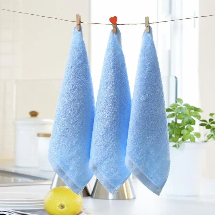 YWHUANSEN 5pcs/lot 25*25cm ULTRA SOFT Baby Bath Washcloths Rayon from Bamboo Towels Perfect Baby Gifts Baby Travel Bathing Kits
