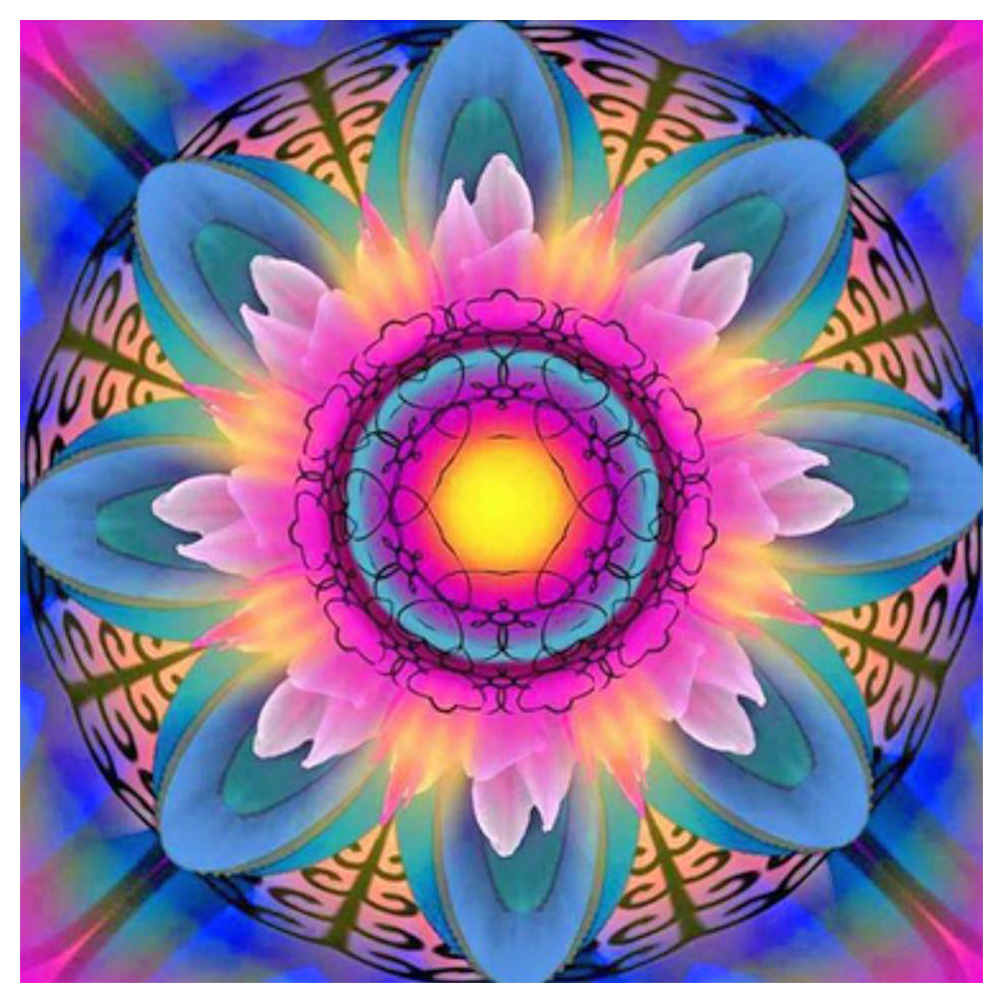 

Colorful Flowers - Round Drill Diamond Painting - 40*40CM, 501 Original
