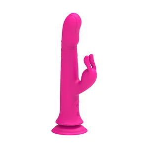 Rain Love Thrusting Strong Shock Rabbit Vibrator With Suction Cup