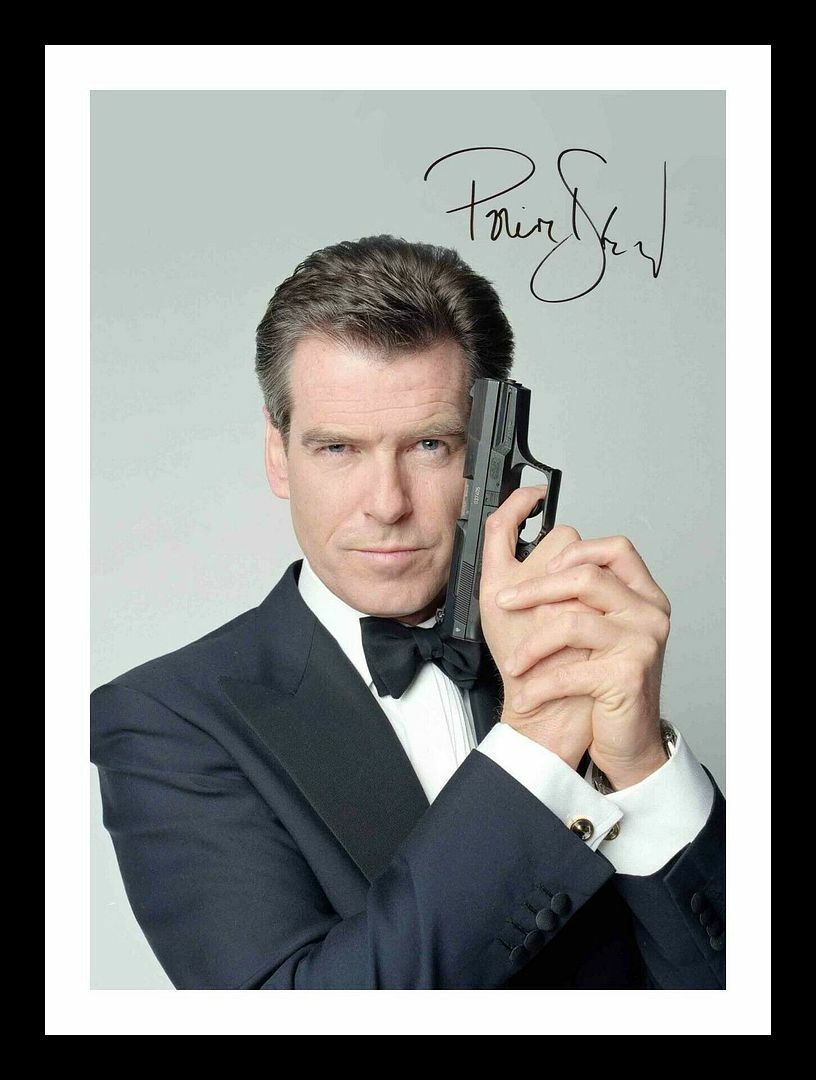 Pierce Brosnan - James Bond Autograph Signed & Framed Photo Poster painting