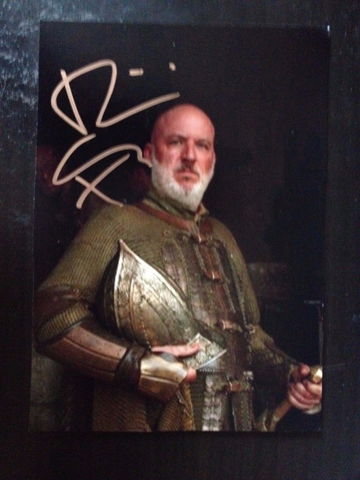 DOMINIC CARTER - GAME OF THRONES ACTOR - EXCELLENT SIGNED COLOUR Photo Poster paintingGRAPH