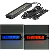 3 In 1 Mini Electronic Car Clock Car Inside Outside Thermometer Voltage Monitor