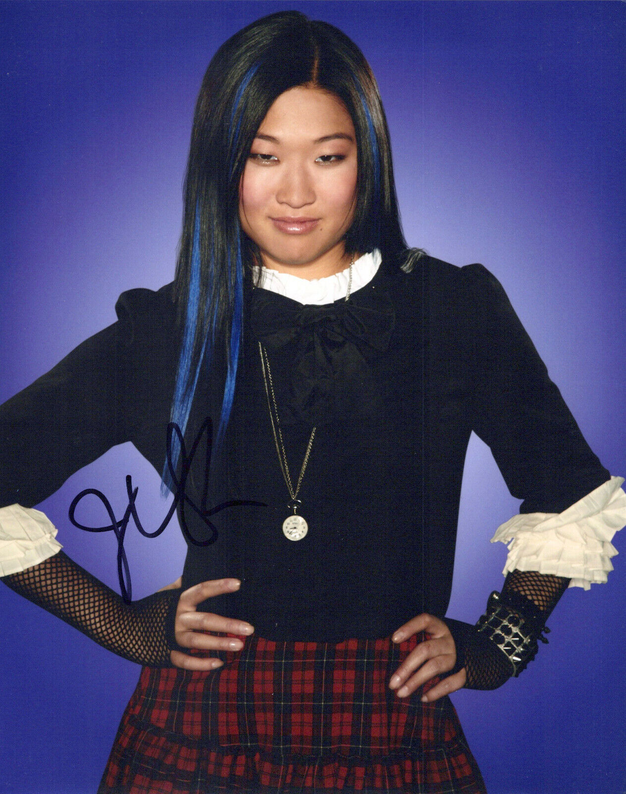 Jenna Ushkowitz Glee autographed Photo Poster painting signed 8X10 #3