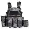 T-6094 Breathable Wear-Resistant Bulletproof Vest 1000D Oxford Cloth Multifunctional Tactical Vest