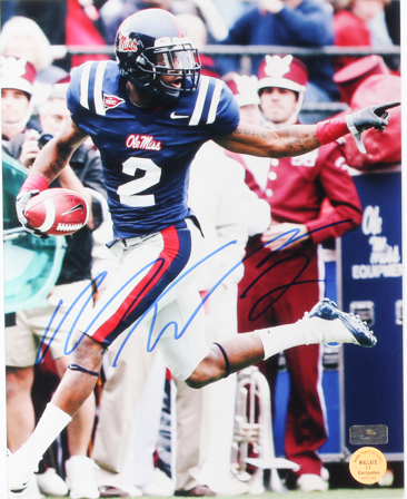 Mike Wallace Signed Ole Miss 8x10 Photo Poster painting (Palm Beach COA)