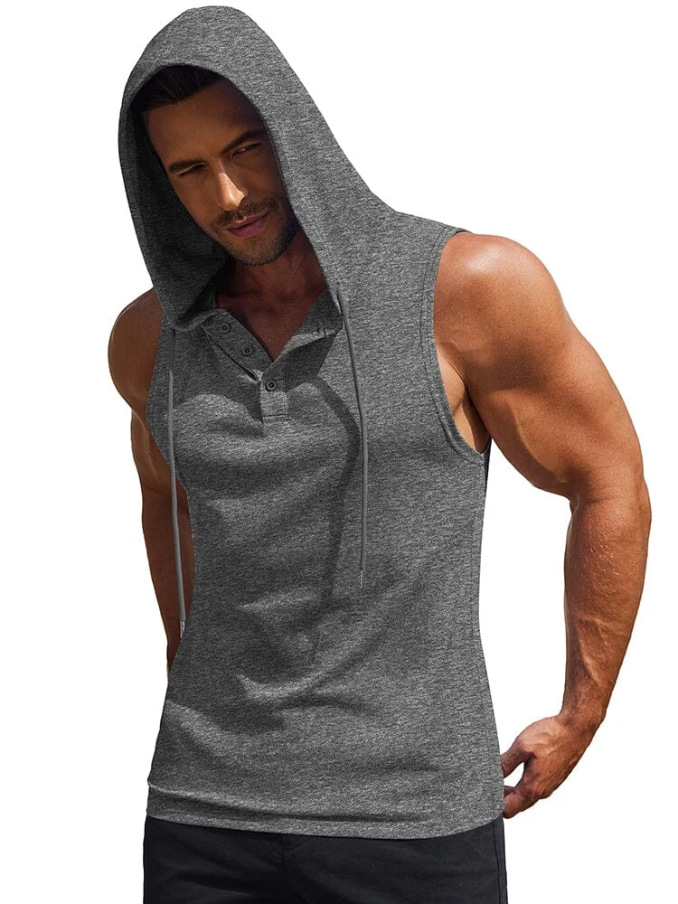 Cotton Hooded Tank Tops (US Only) QueenFunky