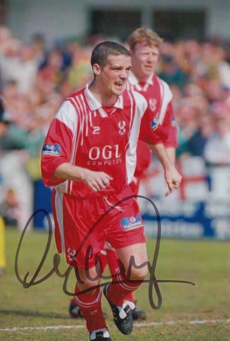 MIKE MARSH HAND SIGNED 6X4 Photo Poster painting KIDDERMINSTER HARRIERS FOOTBALL AUTOGRAPH 1