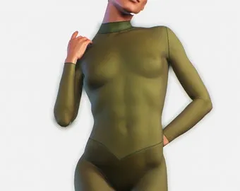 pornhint Pornhint Mesh Transparent One-Piece Bodysuit |  Erotic Navy Green Camo Women Sexy Catsuit Sheer Role Play Lingerie See Through Playsuit BDSM Leotard