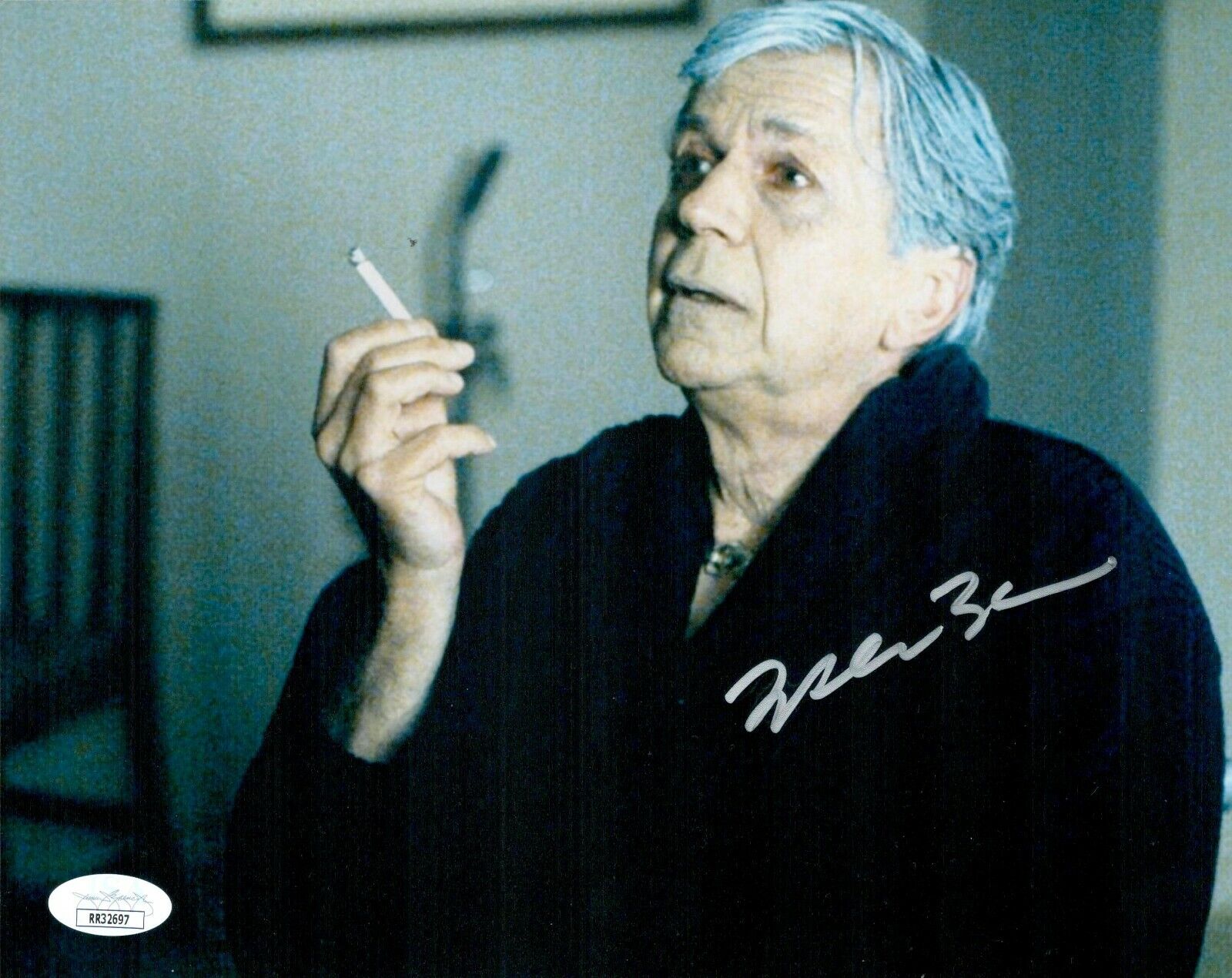 WILLIAM B DAVIS Signed X-FILES 8x10 Photo Poster painting Cigarette Man Autograph JSA COA Cert