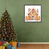 Diamond Painting-DIY Full Round Drill Christmas Gingerbread House